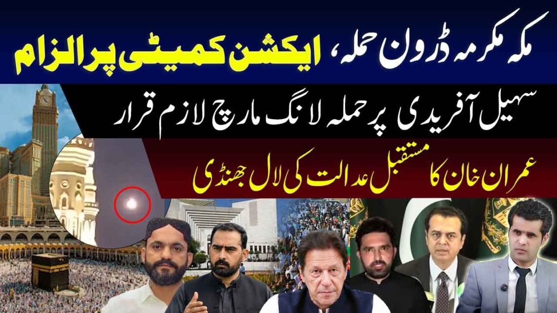 مکہ مکرمہ ڈرون حملہ، ایکشن کمیٹی، سہیل آفریدی اور عمران خان