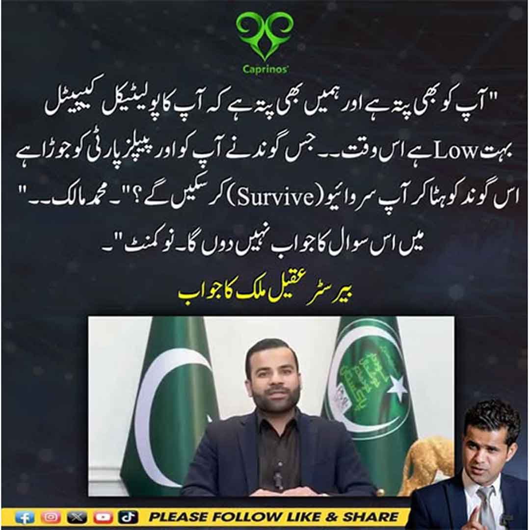 محمد مالک اور بیرسٹر عقیل ملک کا سیاسی سوال و جواب
