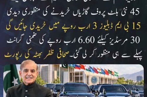 شنگھائی تعاون تنظیم اجلاس کیلئے نئی بلٹ پروف گاڑیاں