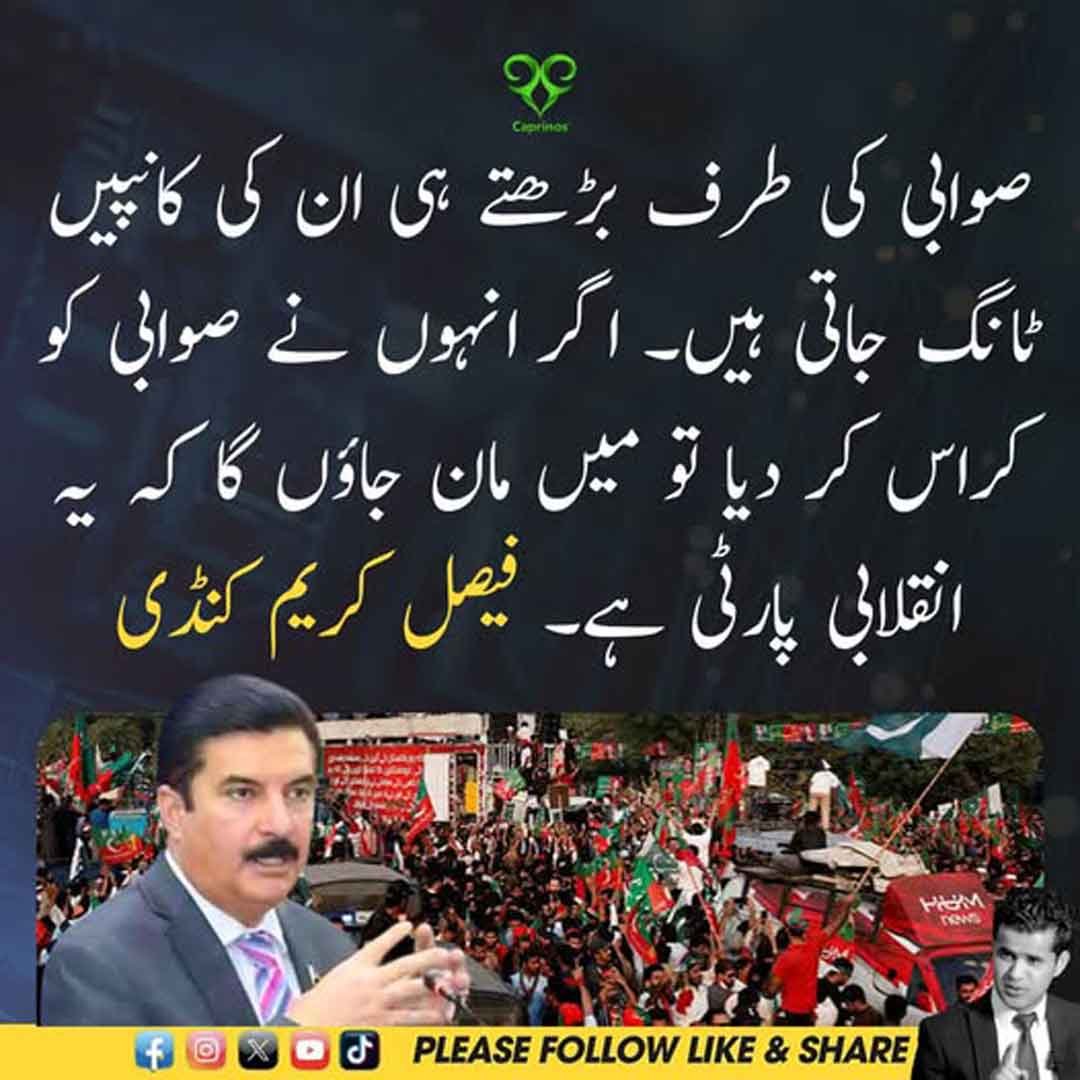فیصل کریم کنڈی کا تحریک انصاف کے لانگ مارچ اور صوابی سے متعلق بیان