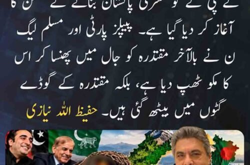حفیظ اللہ نیازی کا خیبر پختونخوا کے حالات اور مشرقی پاکستان سے متعلق سیاسی بیان